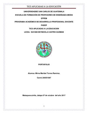 E Portafolio Minra Maribel