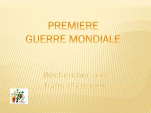 Retrouver un soldat mort à la guerre