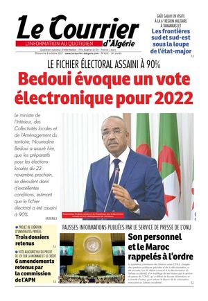 Le Courrier D'Algérie Du Dimanche 8 Octobre 2017