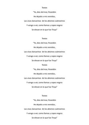 Textos Poseidón