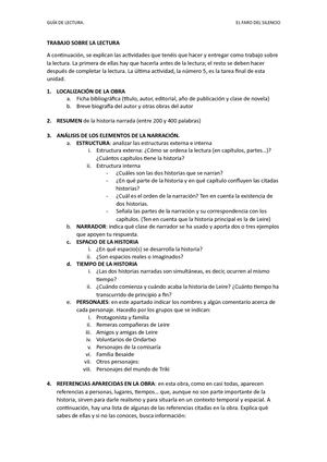 Trabajo Sobre La Lectura El Faro Del Silencio