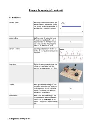 Examen Tecno Circuit Electric
