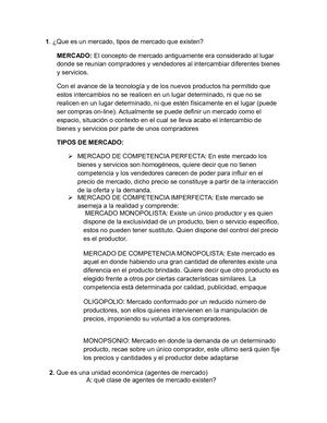 Mercado Agentes,Oferta Y Demanda