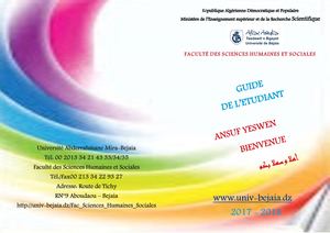 Guide De L'étudiant 2017 2018 Fshs