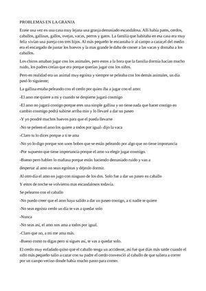 Problemas en la granja