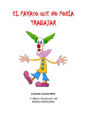 Cuento Payaso Primero A