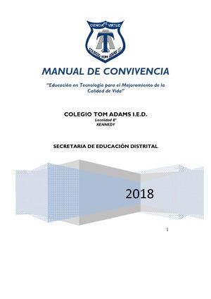 Manual De Convivencia Final