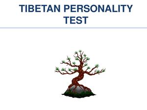 Tibetan Personality Test