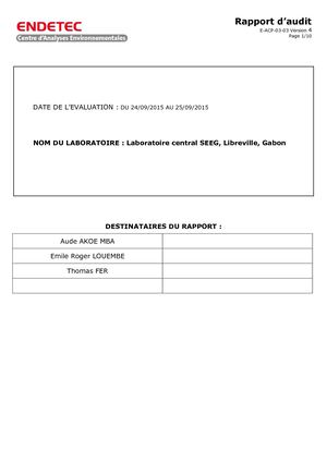Rapport d'audit SEEG 2015