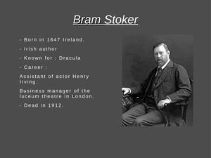 Dracula Of Bram Stoker