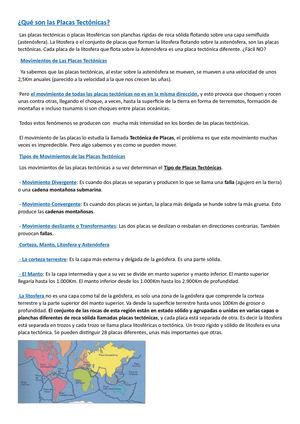 Qué Son Las Placas Tectónicas