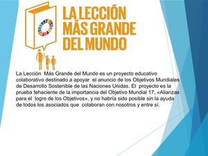 La Leccion Mas Grande Del Mundo