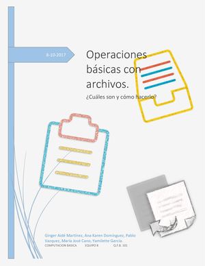 Operaciones Basicas Con Archivos