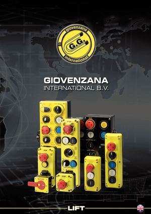 Giovenzana International B V Lift Catalogue