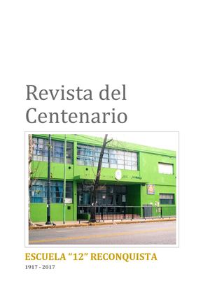 Revista Del Centenario En A5