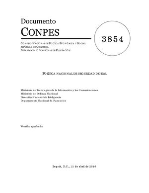 CONPES 3854