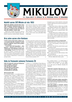 Zpravodaj města Mikulov 18/2017