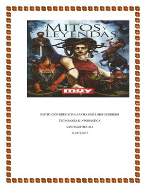 MITOS Y LEYENDAS