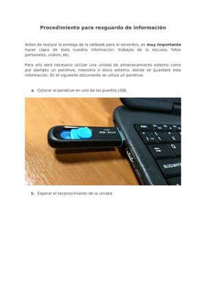 Hacer Backup Para Recambio