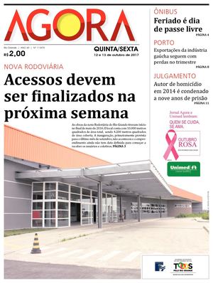 Jornal Agora - Edição 11870 - 12 e 13 de Outubro de 2017