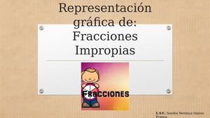 2 2 Representación Gráfica Fracciones Impropias
