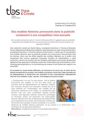 TBS CP Sylvie Borau Article Femme/Pub