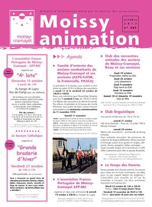 Moissy Anim Maquette Octobre N°385