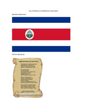 Los Símbolos Y Emblemas Nacionales