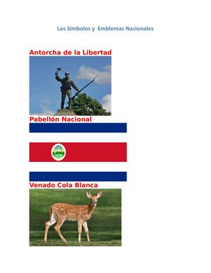 Los Símbolos Y Emblemas Nacionales