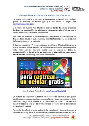Como Rastrear Un Celular Por Internet Con El Numero