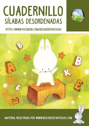 Cuadernillo De Sílabas Desordenadas