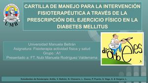 Diabetes, Trabajo De Investigacion 2 Corte