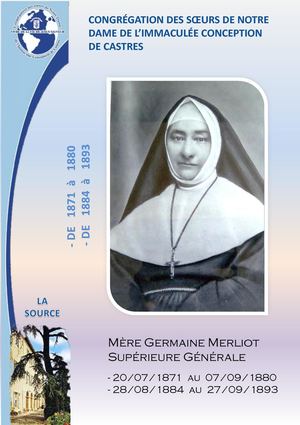 Mère Germaine Merliot 4ème Supérieure Générale de la Congrégation