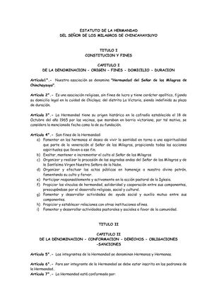 Estatuto Hsmch