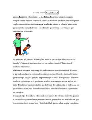 Definición Deconducta