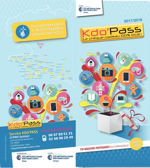 Kdo'Pass : le chèque-cadeau 100 % Local (Ed. 2017-2018)