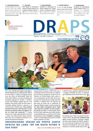 DRAPS NEWSLETTER 19 | Setembro de 2017| draps_gov