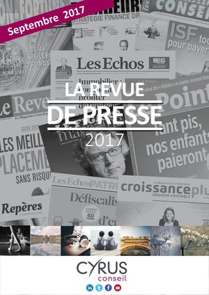Revue De Presse Septembre 2017