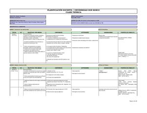 Planificaciones De Reedes Area Local