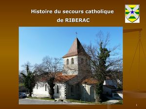 Ribérac historique du secours catholique 1981