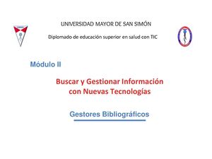 Gestores Bibliograficos
