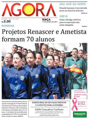 Jornal Agora - Edição 11873 - 17 de Outubro de 2017