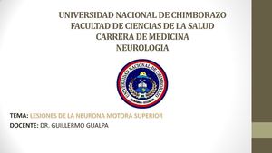1 Lesiones De La Neurona Motora Superior