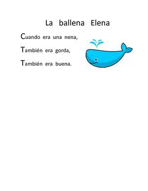 La Ballena Elena De Carlos