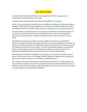 Las Ballenas