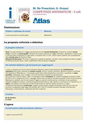 Competenze matematiche