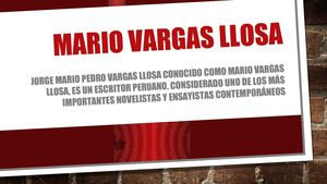 Mario Vargas Llosa
