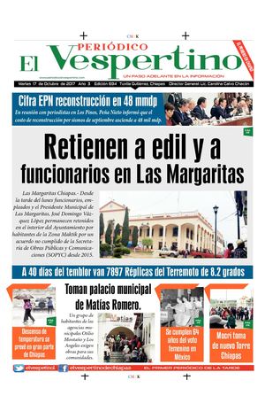 Periodico El Vespertino No 694