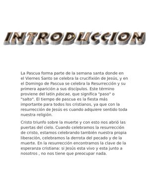 La Pascua De Resurreccion por maria alejandra clavijo