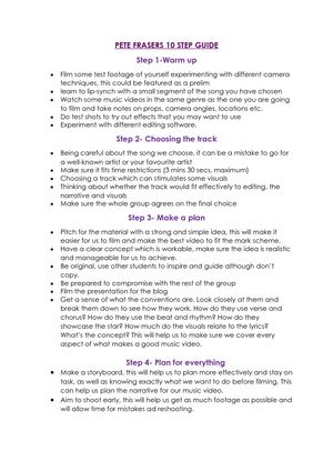 Pete Frasers 10 Step Guide